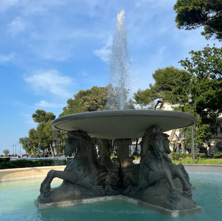 Arriving in Rimini, Italy