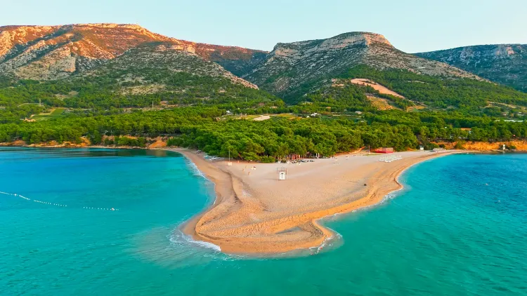 Windsurfing in Brač Island
