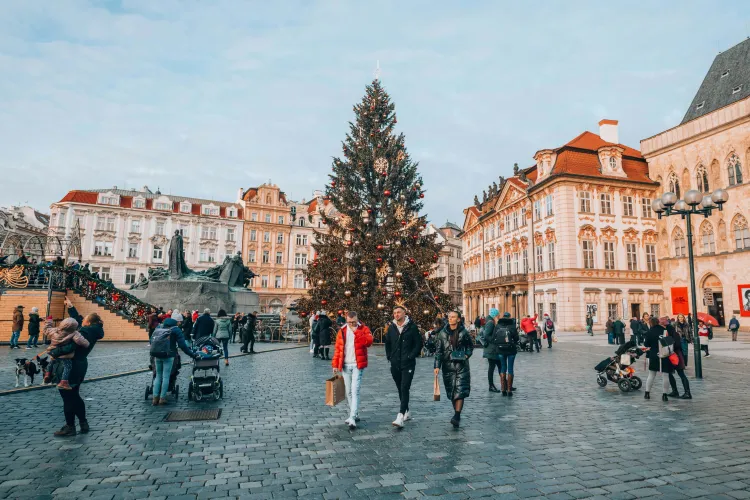 Prague Wenceslas Square Christmas Market
